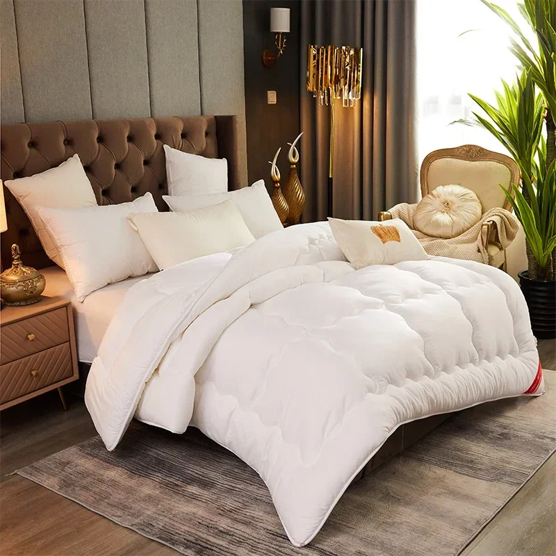 

Microfiber bedding Fluffy double comforter winter thick winter quilt warm Bed duvets stitch duvet cover Couple quilt