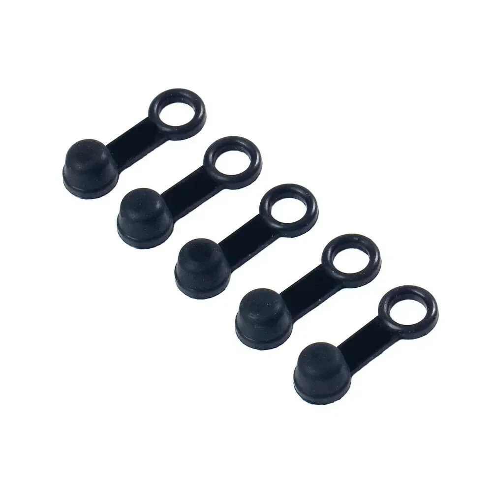 10pcs/set Car Brake Pump Dust Cap Oil Drain Screw Cap Brake Caliper Sealing Nipple Screw Dust Cover Rubber Motorcycle Part
