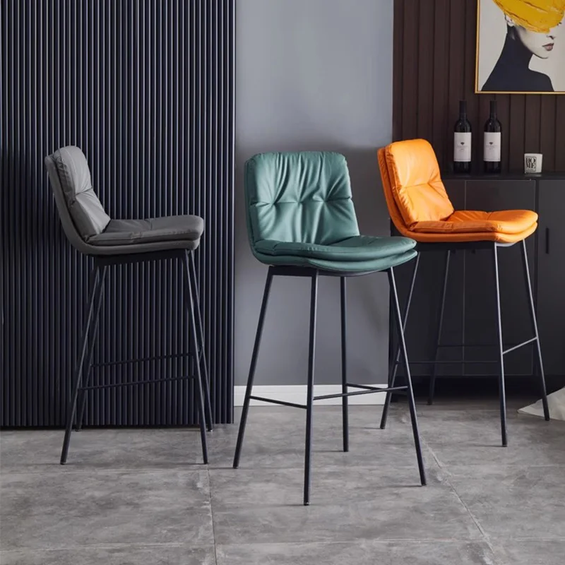 

Высокие стулья для кафе и бара, поворотный табурет в деревенском стиле из железа для кухонного островка, эргономичная офисная мебель для дома