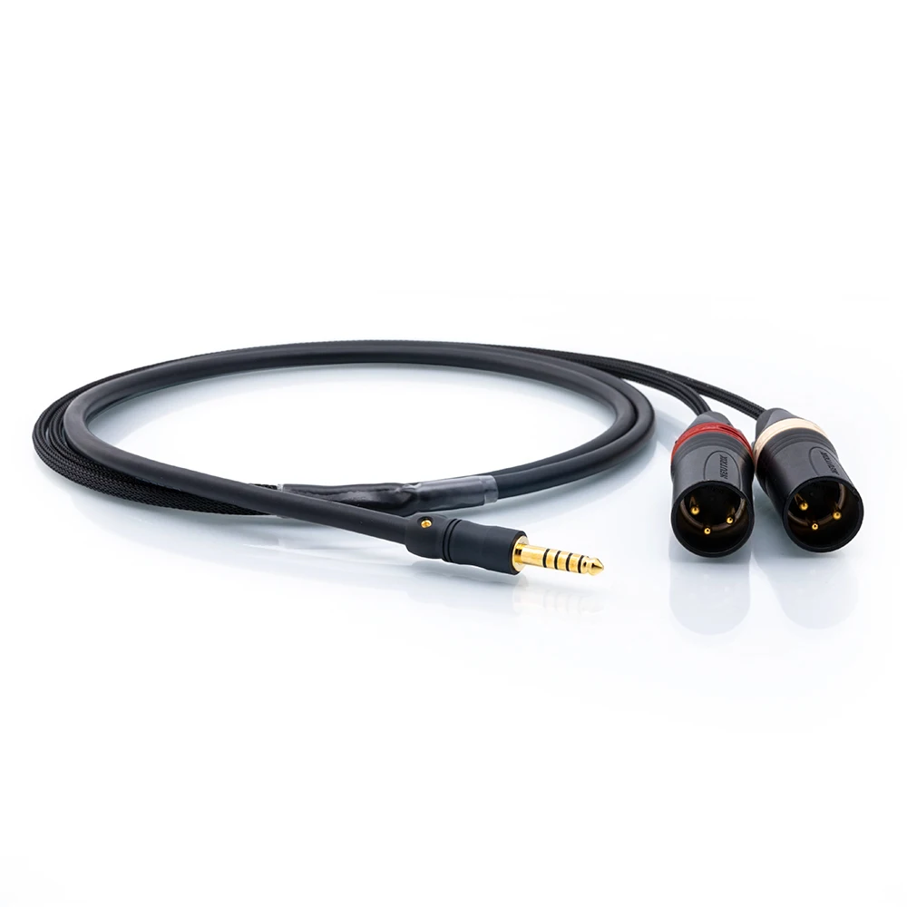 □Japan Mogami 2534 HIFI Balance 4.4mm to 2 XLR Male 3 Pin Audio