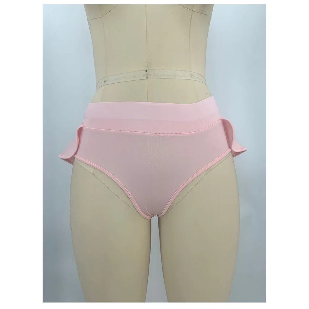 Shorts Women Skirts Pants High Waist Pole Dance Ruffled Hot Short Pant Sports Mini Tight Pleated Fitness Yoga Shorts Summer