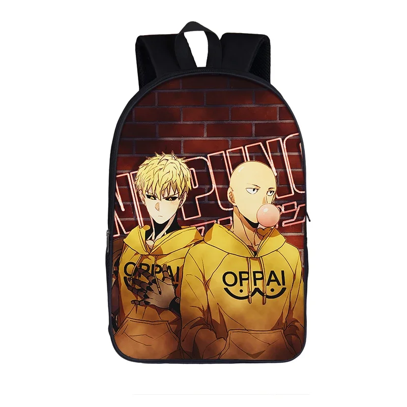 A Mochila Escolar Anime Peripheral One Punch Man Para Jóvenes, | Meses