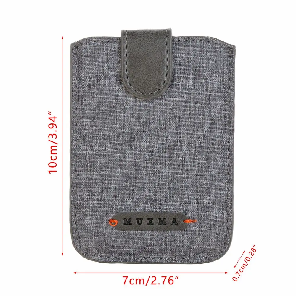 Universal RFID Blocking 5 Pull Credit Card Holder Cell Phone Wallet Case Stick Adhesive