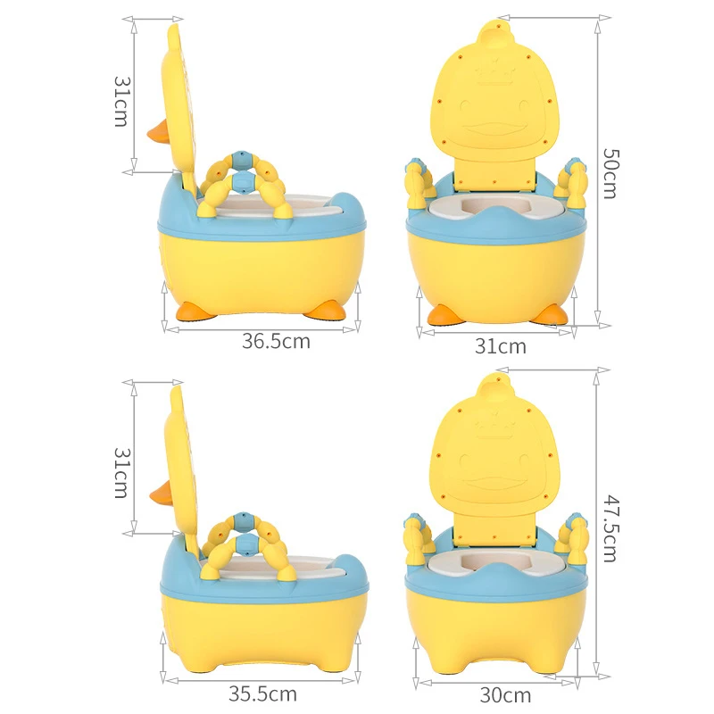 0-6 Years Old Children\'s Pot Soft Baby Potty Plastic Road Pot Infant Cute Toilet Seat Baby Boys And Girls Potty Trainer Seat WC