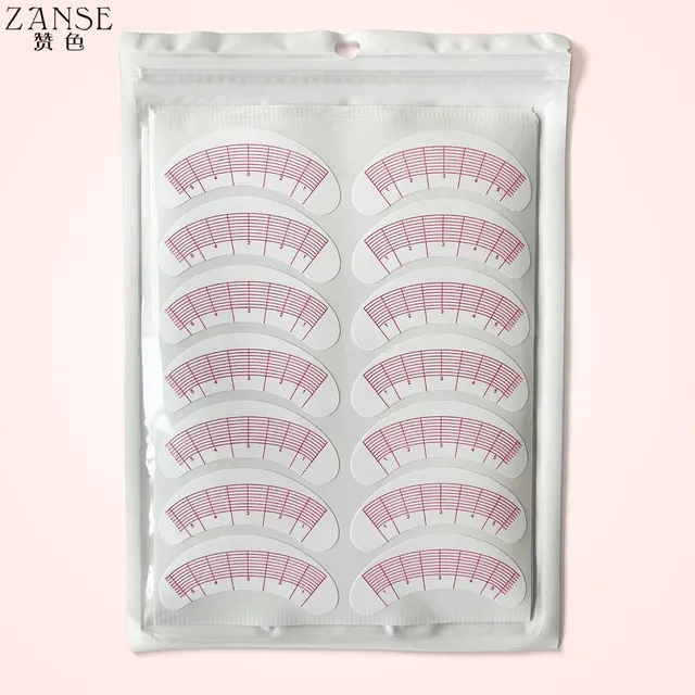 70 Pairs Lash Mapping Stickers Under Eye Positioning Tips Sticker for Eyelashes Extension Practice Eye Pads Paper Patches 6