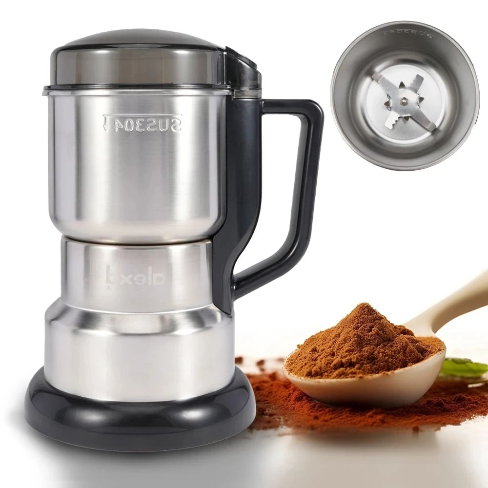 Electric Grinder 400W 304 Stainless Eight Page Blade Fast Grinding Multifunction for Home