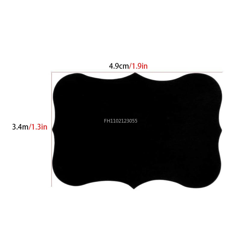 48PCS/6 set Chalkboard Labels Removable Waterproof Blackboard Sticker Label for Jars Glass Bottle Labels