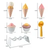 Children Beach toys play sand wheat straw material ice cream toys digging sand tools environmental Nordic wind outdoor 5