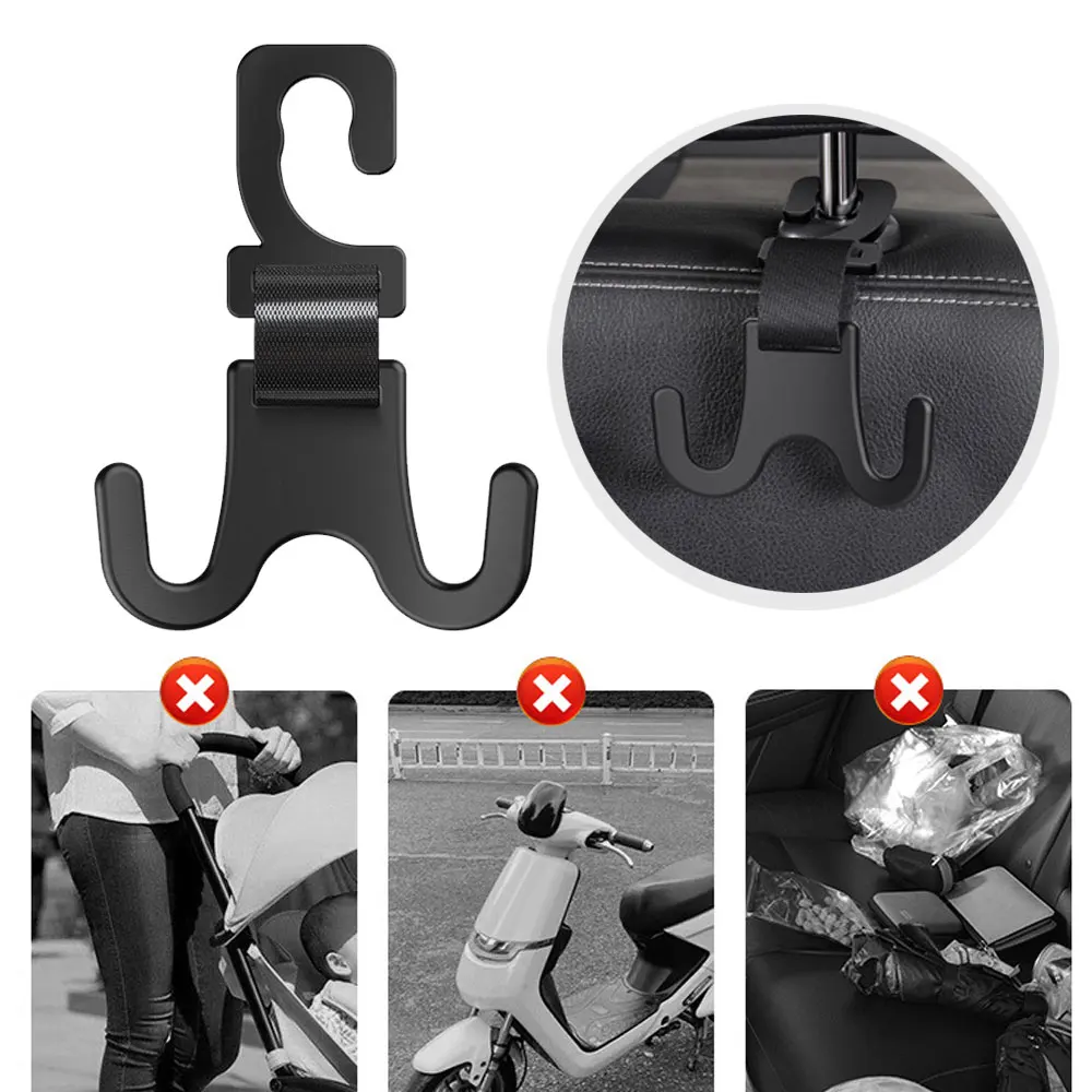 Electric Bike Storage Hanger Hook Fastener Clip Adjustable Bicycle Handlebar Storage Hook Electric Scooter Bike Purse Hanger 1x