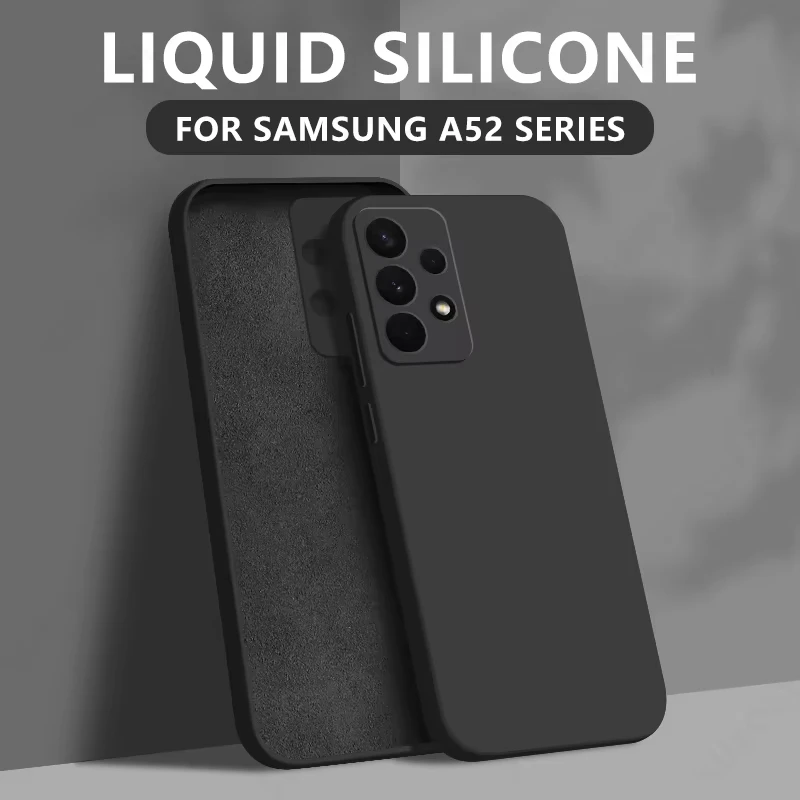 Premium Liquid Silicone Anti-Drop Phone Case with Soft Cover - Luxury Edition