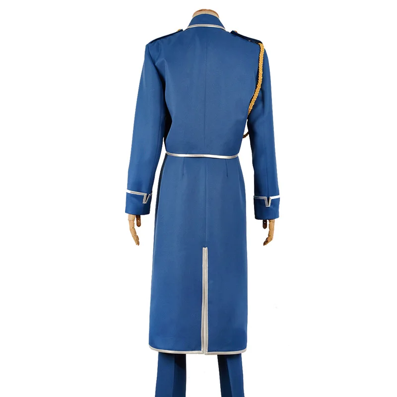 Anime Fullmetal Alchemist Roy Mustang wig Cosplay Costumes Military Uniform Suit Coat + Pants + Apron