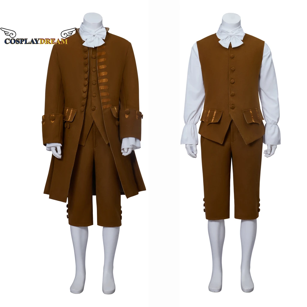 Steampunk Jacket Coat Victorian Medieval Uniform Halloween Vampire Costume Men Suits Stand Collar Trench Vest Shirt Pants Outfit