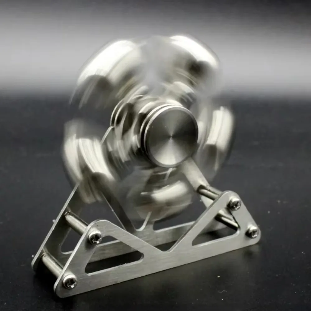 Hand Spinner Steel Ball Ferris Wheel 2 Fingertip EDC Adult Fidget Toys Five Bead Finger Gyro Silent Bearing Stainless Steel