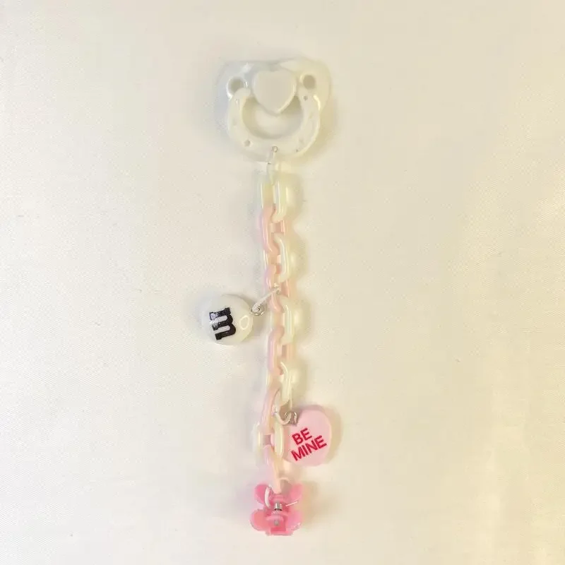 20cm cotton doll accessories, baby pacifiers, baby accessories, anti drop chain, pure handmade in stock 6