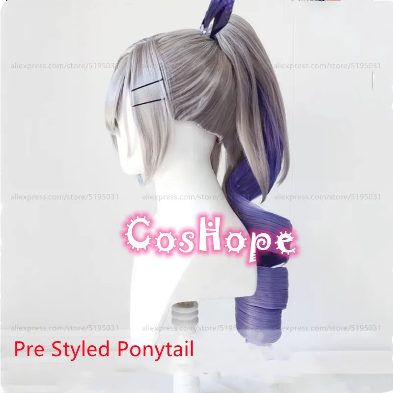 

Honkai Star Rail Silver Wolf Cosplay Wig Antigravity Ponytail Wig Cosplay Anime Wig Heat Resistant Synthetic Wigs
