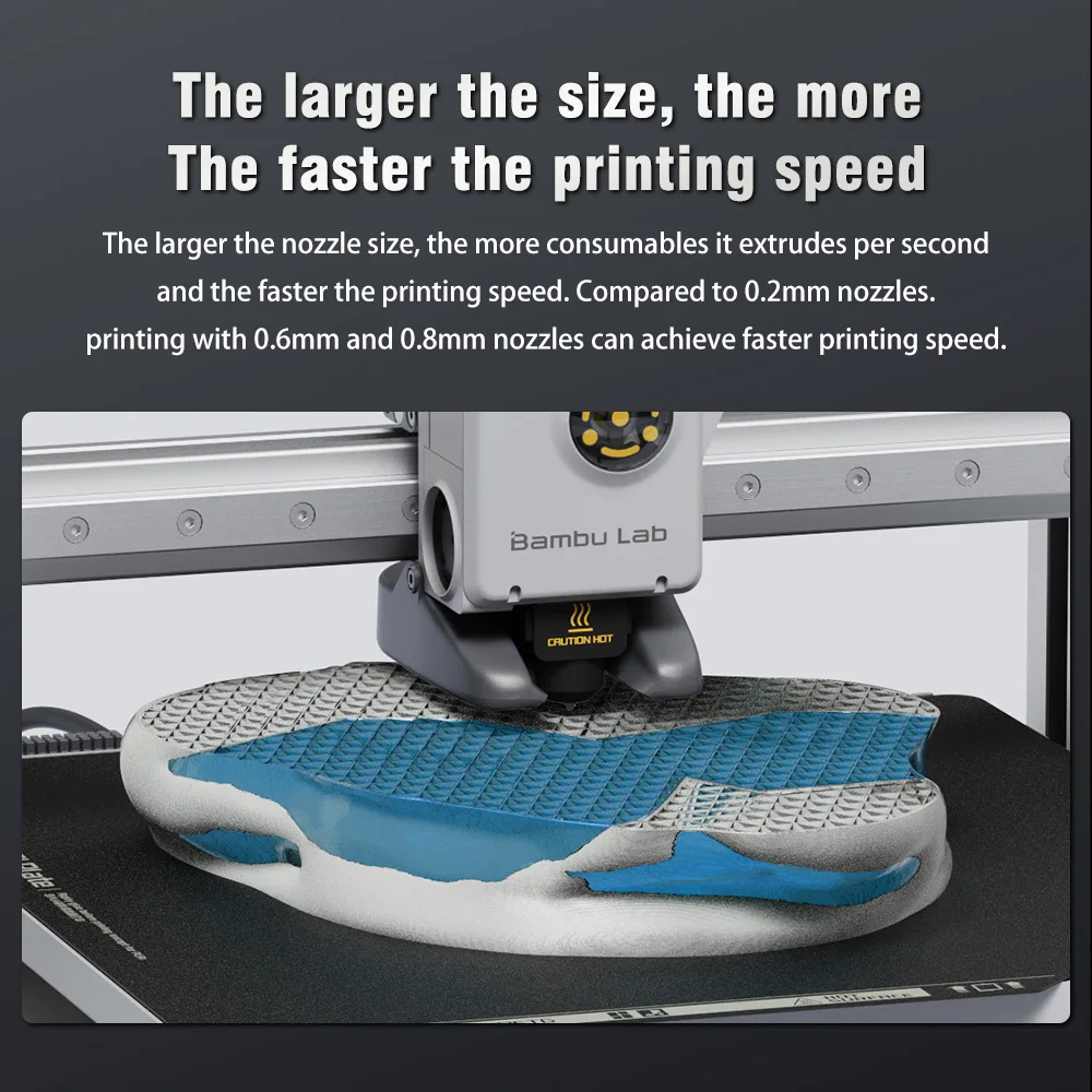 Bambulab A1 미니 핫 엔드 노즐의 새로운 기능 Bambulab A1 핫 엔드 Bambu 액세서리 노즐 Bamboo Lab A1 미니 3d 프린터 노즐 키트