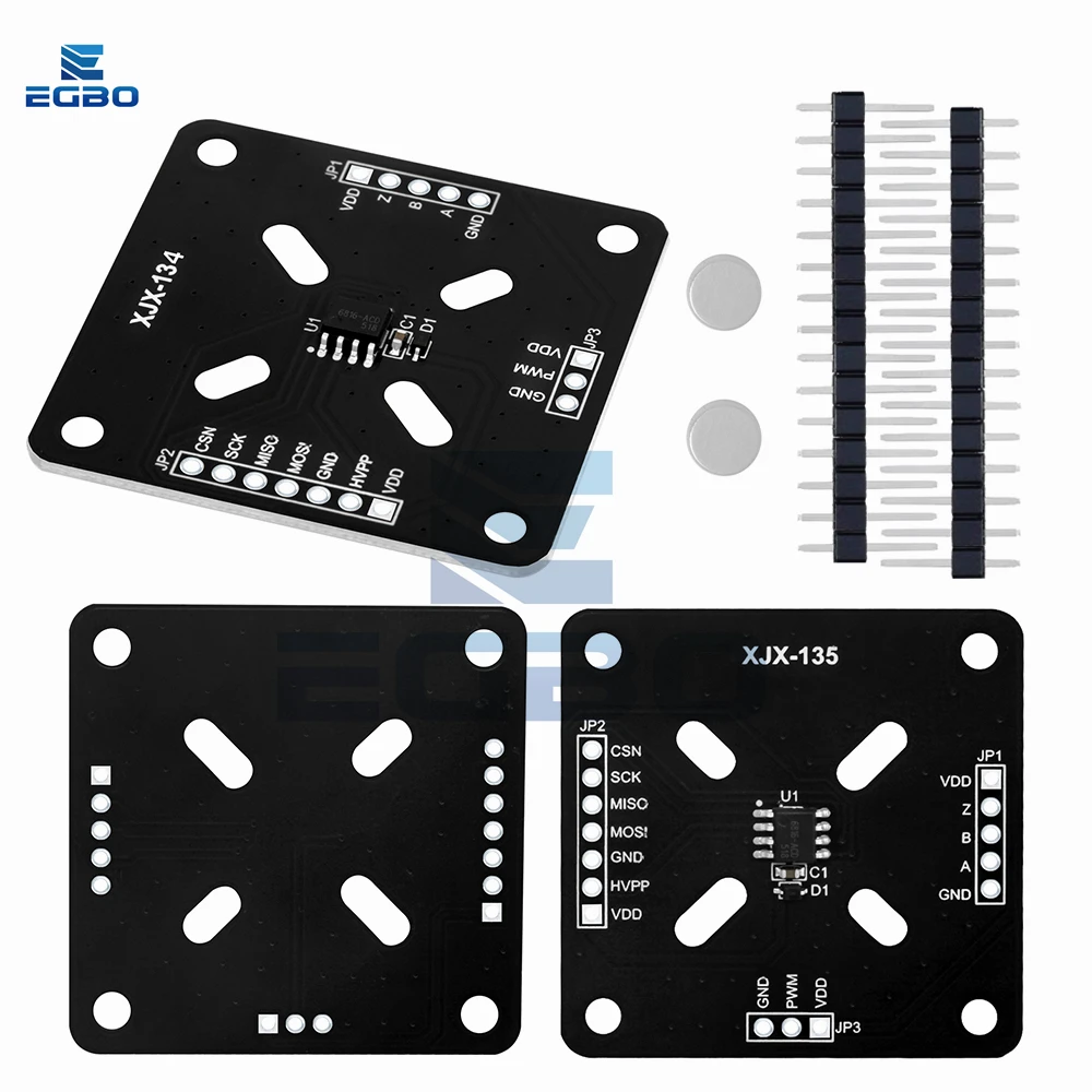 1~10PCS MT6701/MT6816,XJX-134/XJX-135 Magnetic Encoder Evaluation