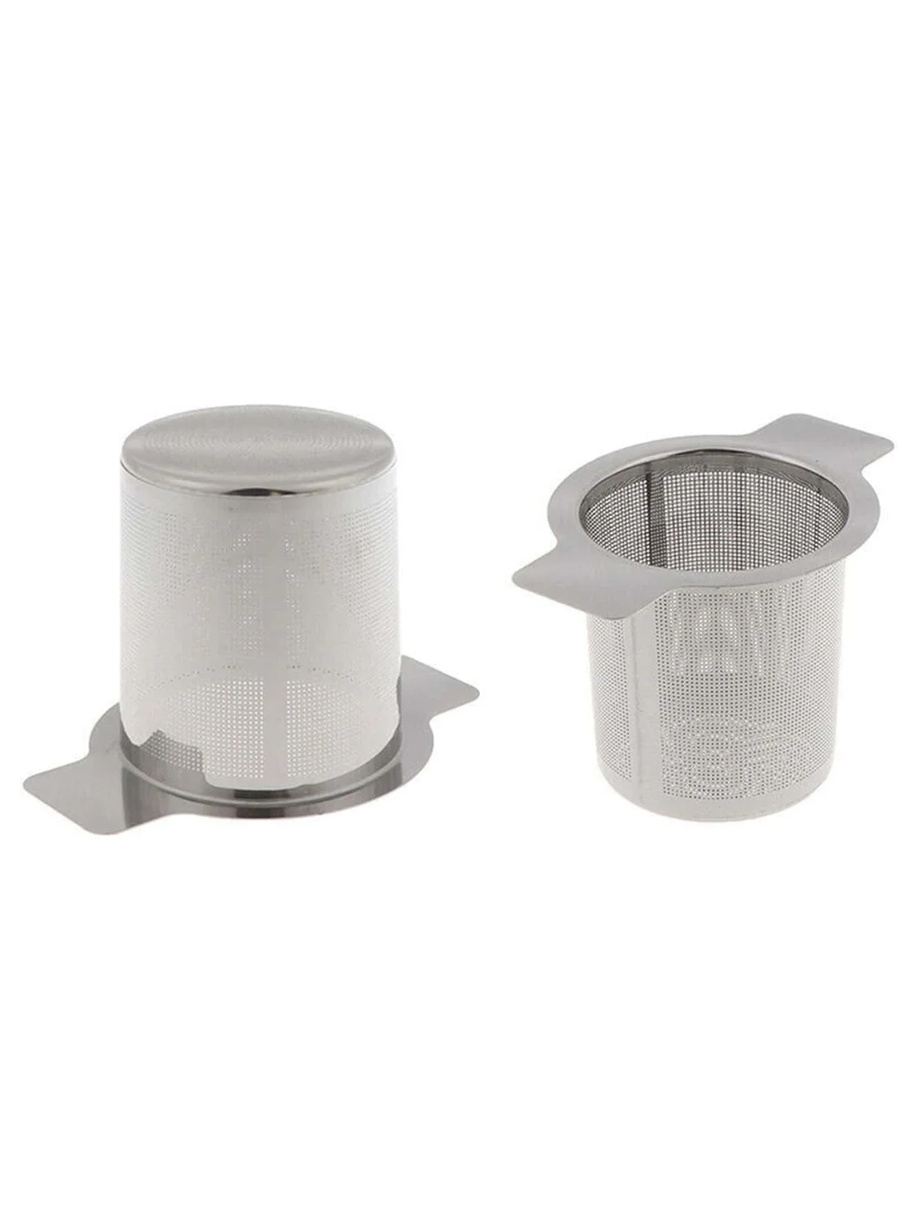Tea Infuser Double Handles Stainless Steel Fine Mesh Coffee Filter Teapot Cup Hanging Loose Leaf Tea Strainer 1pc