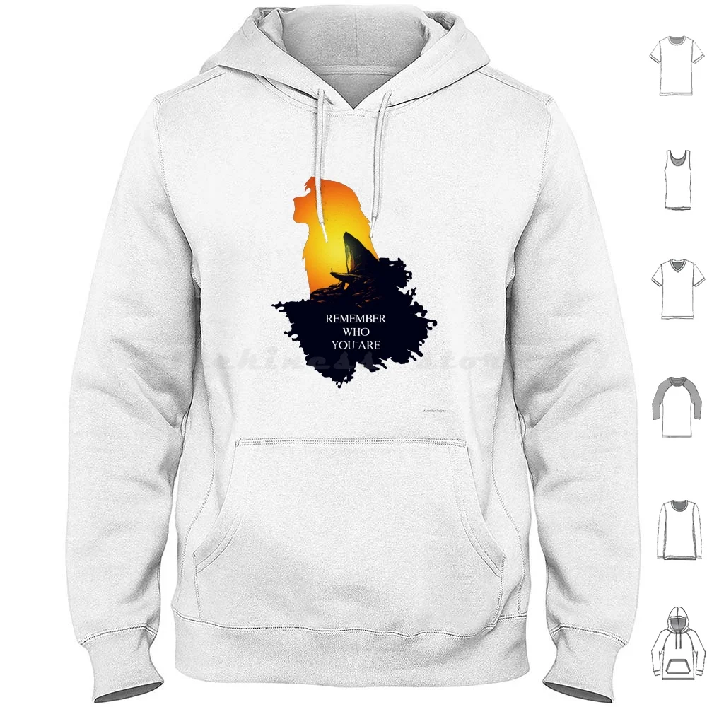Ricorda Chi Sei-Lion King Felpa Con Cappuccio Cotone Manica Lunga Simba The Lion King Mufasa Rafiki Cartoon Lion Lion Cub