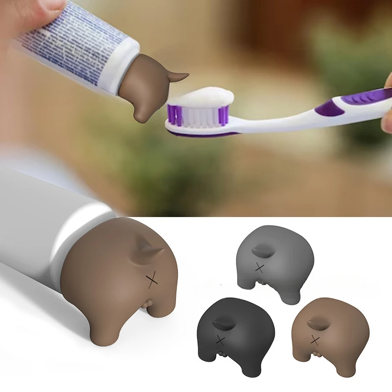 

Creative Dog Butt Shape Squeezing Toothpaste Maker Children's Toothpaste Squeezer Sealing Dustproof Toothpaste Cap