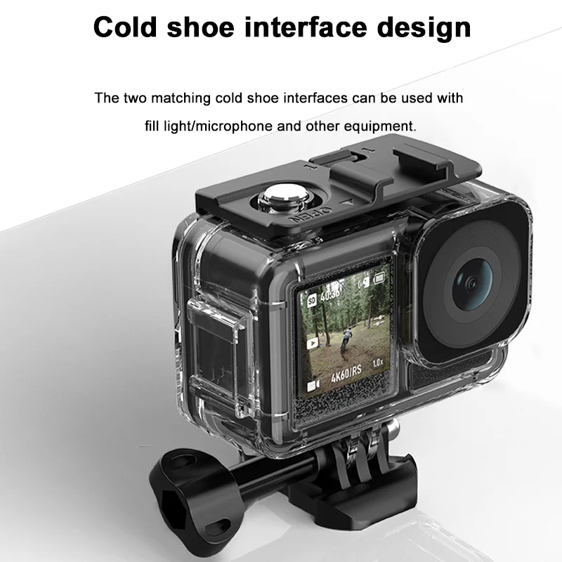 ACTION 5/4/3 Waterproof Case Diving Underwater Protective Housing Shell for DJI Osmo Action 5 PRO 4 3 Action Camera Accessories