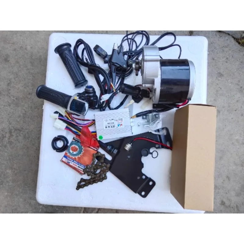 전자 자전거, 화물 Trike, 산악 자전거 및 DIY 통근 업그레이드용 YFF 250W-350W 브러시드 기어 모터 변환 키트 24V/36V