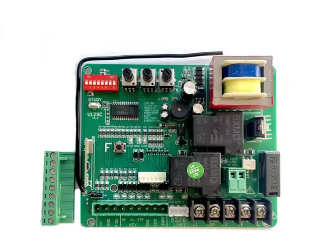 V129C 220VAC Sliding gate opener AC motor control unit PCB controller circuit board Replacemet Board card plate 2