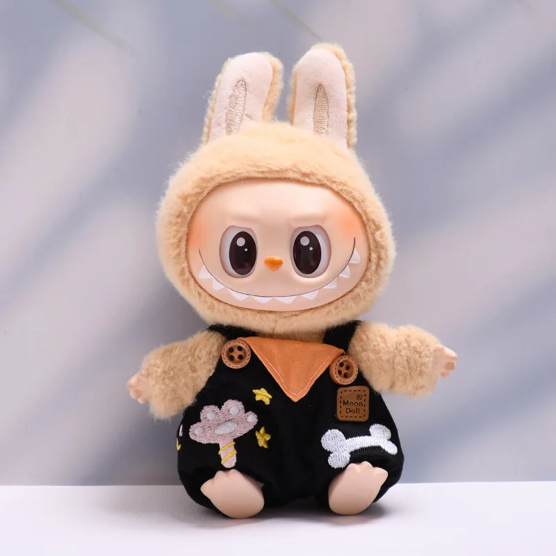 Labubu Doll Clothes JUDY & NICK Multicolored Overalls Set 15/17cm