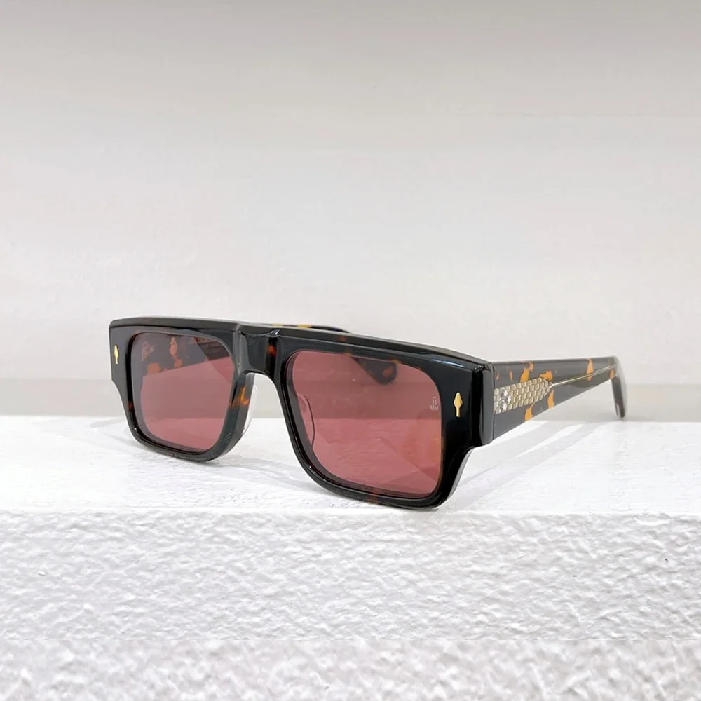 

DEVOTO Sunglasses Men Acetate Square Eyeglasses Luxury Brand Original Handmade Glasses Women UV400 Trendy Outdoor SUN Eyewear