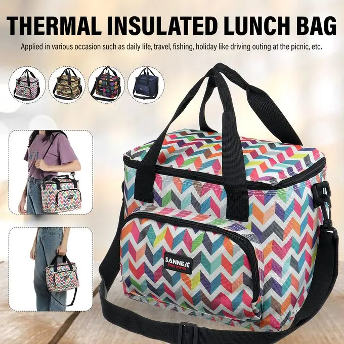 bolsa de mano para Bento Box impermeable, bolsa de almuerzo térmica para  mujeres, hombres, trabajo, bolsa de almuerzo para niños para picnic, viajes  escolares