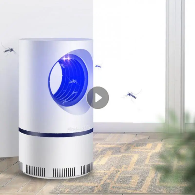 Лампа-ловушка для комаров светодиодный ночсветильник с фотокатализатором и