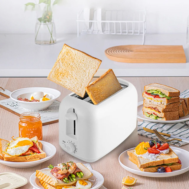 Mini grille-pain portable automatique, petit-déjeuner, 6 modes, 2