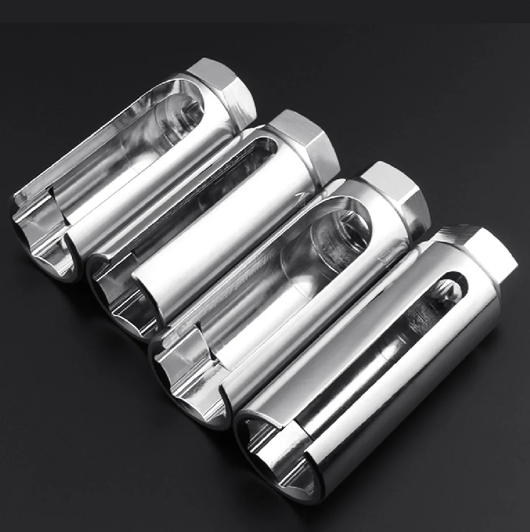 

Universal 22mm Car Lambda Oxygen Sensor Socket Wrench Removal Installation Tool CR-V Steel For 1/2" & 3/4"Drive 8mm/20mm Slot
