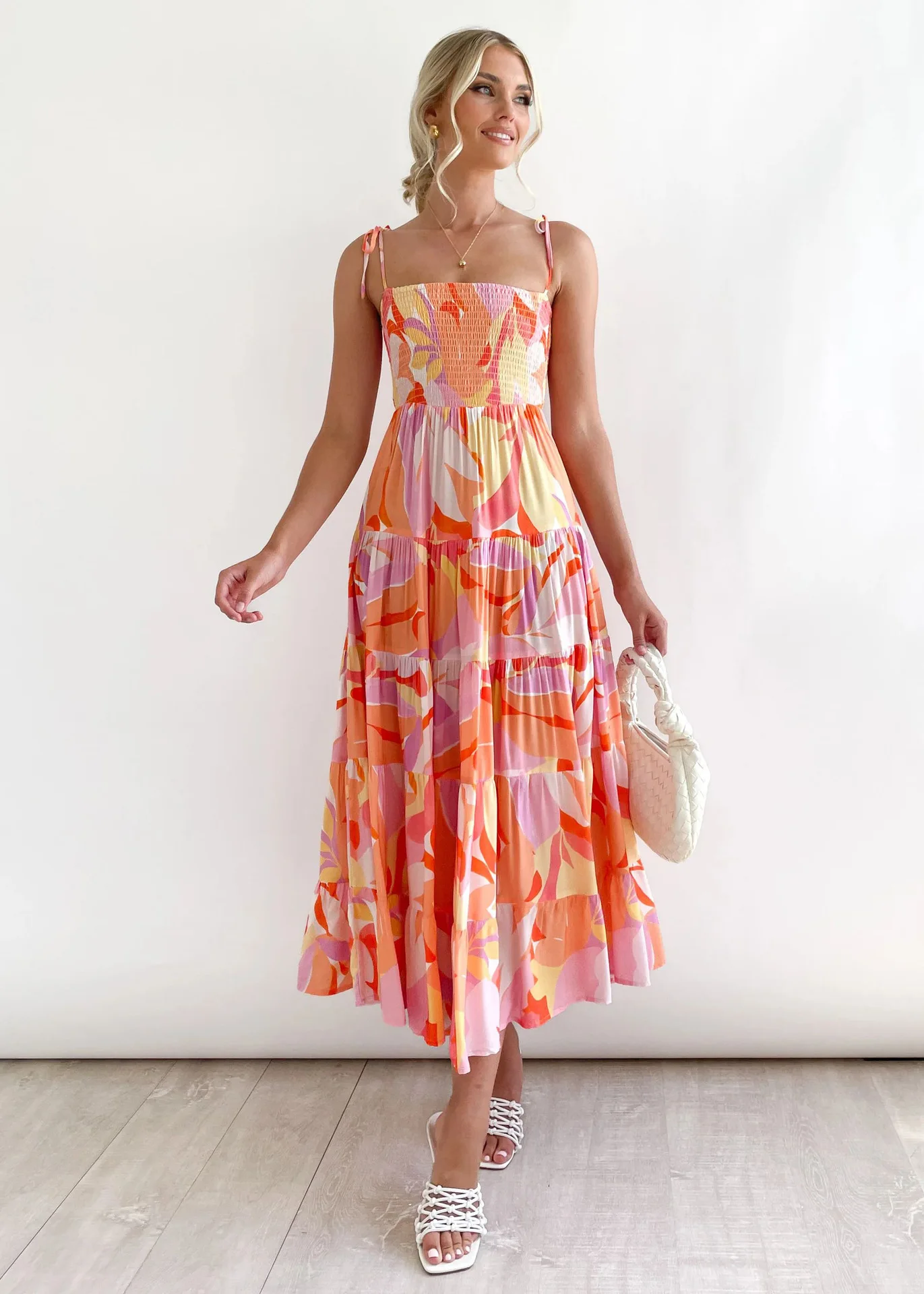 Long Strappy Summer Dresses Designer Maxi Dress Strappy Back Flowy Maxi  Dress Shahida Parides
