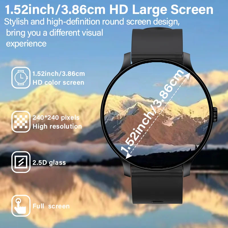 LXASFIT 2025 New Smart Watch Heart Rate Sleep Health Monitor Bluetooth Talk Ladies Sport Smart Watch for Android IOS BEST SELLERS