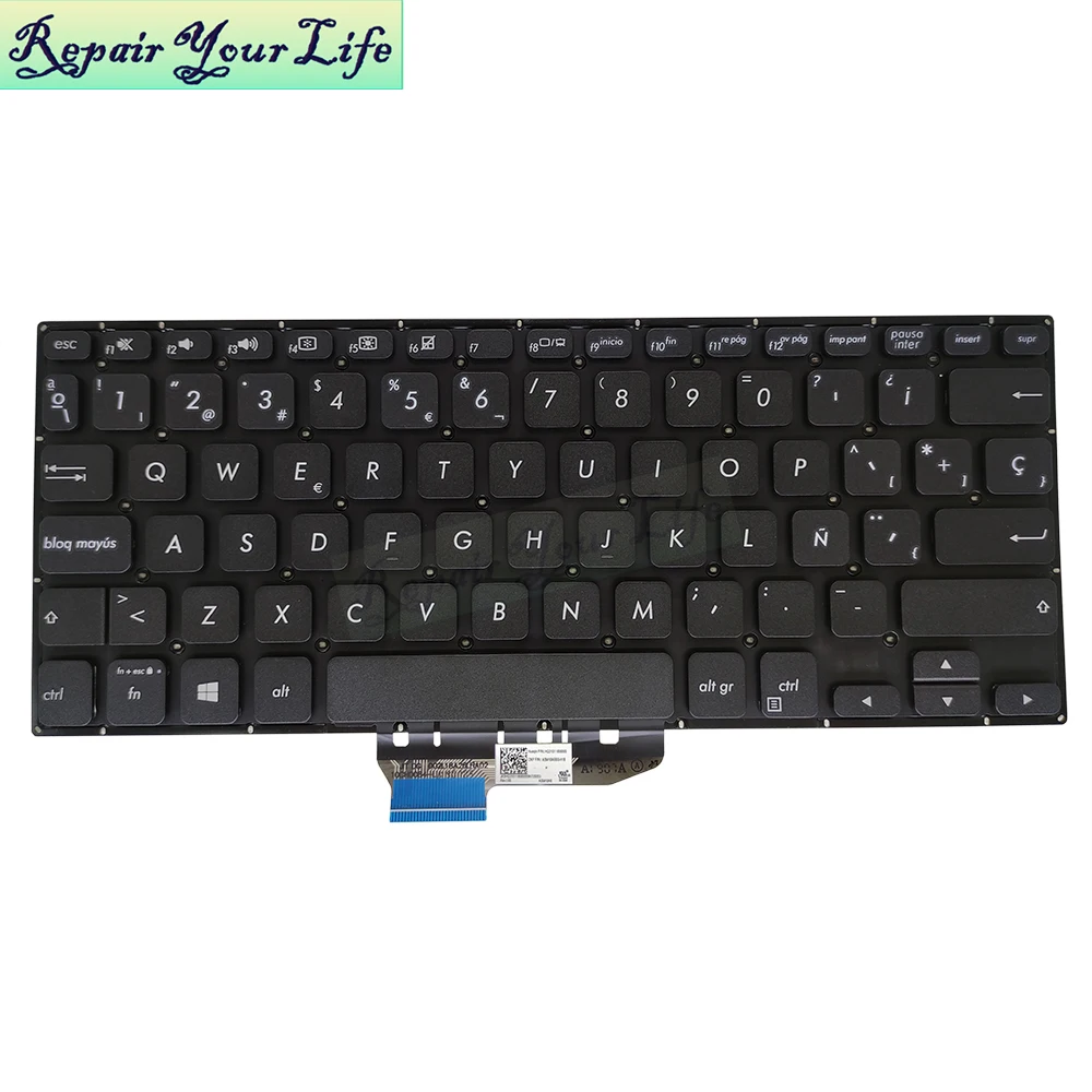 Teclado de Substituição para Asus Vivobook Eua Reino Unido Ita Espanhol Notebook Tp412 Tp412u Tp412ua Tp412f Tp412fa Tp412fac Asm18a6 - Imagem 5