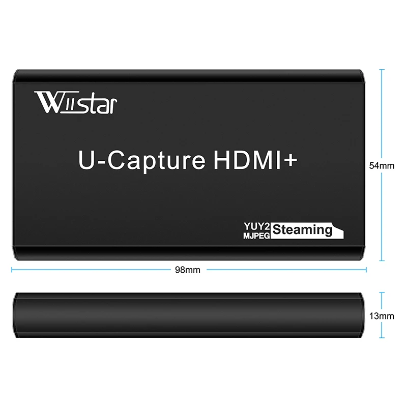 Video Encoder Decoder WIISTAR USB3.0 HDMI Video Capture 60HZ HDMI Capture Card Dongle Game Streaming Live Stream Broadcast