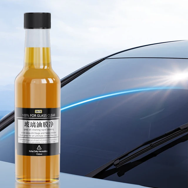 Car Glass Oil Film Remover Cleaner  Windshield Cleaner Oil Film - Car  Glass Oil - Aliexpress