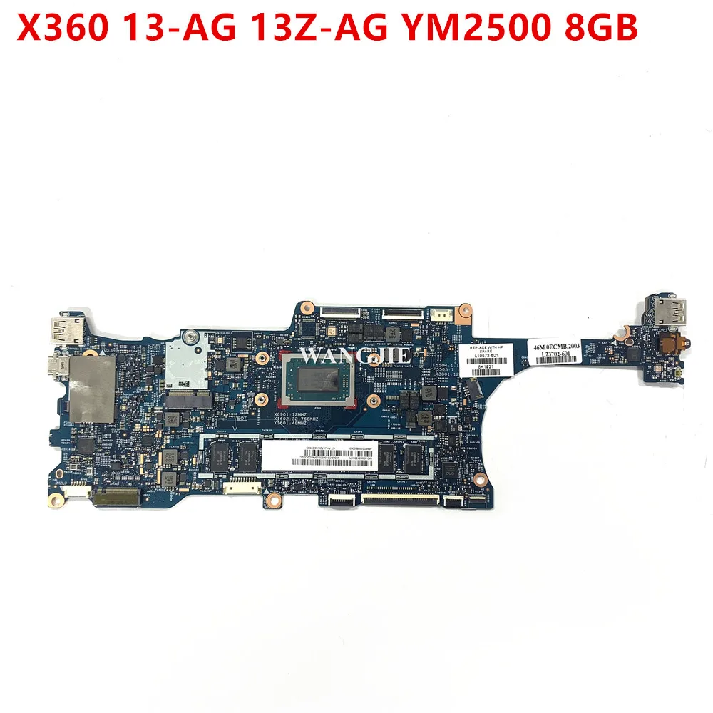 

L19573-601 L19573-001 Mainboard For HP X360 13-AG 13M-AG Laptop Motherboard 17885-2 448.0EC05.0021 W/ Ryzen 5 R5-2500 8GB-RAM