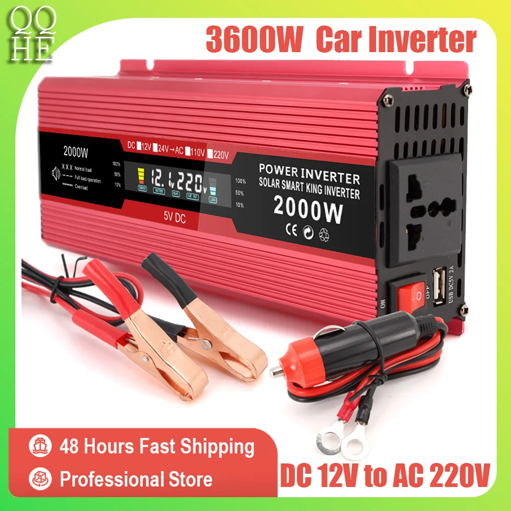 Onduleur onde sinuso dale pour panneau solaire charge LCD maison ext 