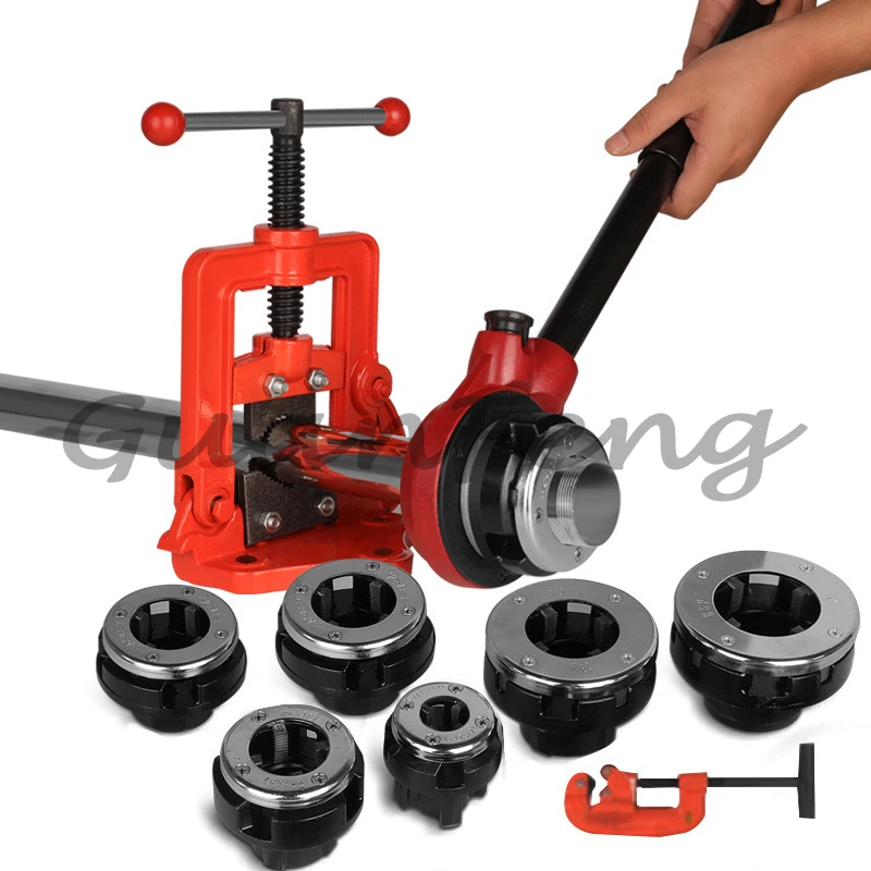 Manual and Convenient Threading Machine Reamer Screw Thread Galvanized ...