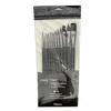 12pcs Professional Watercolor Paint Brushes Set, Soft Synthetic Paint Hair Art Brushes for Watercolors Acrylics Gouache 6