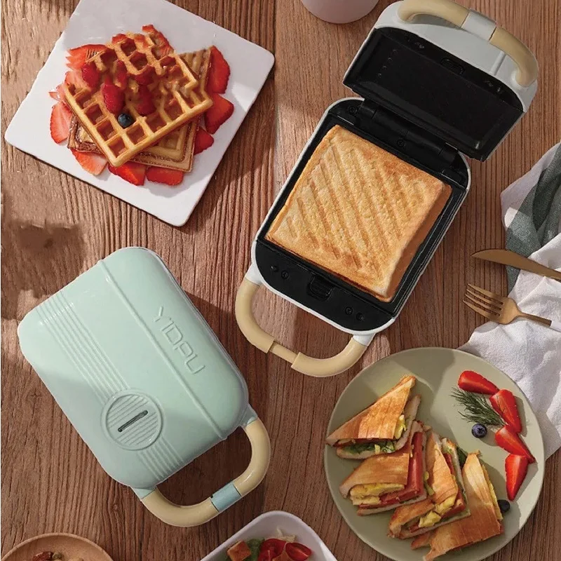 650W Electric Sandwich Maker Multifunctional Fast Breakfast Maker Home Takoyaki Pancake Waffle Maker Toaster Cooking Tool 220V 3