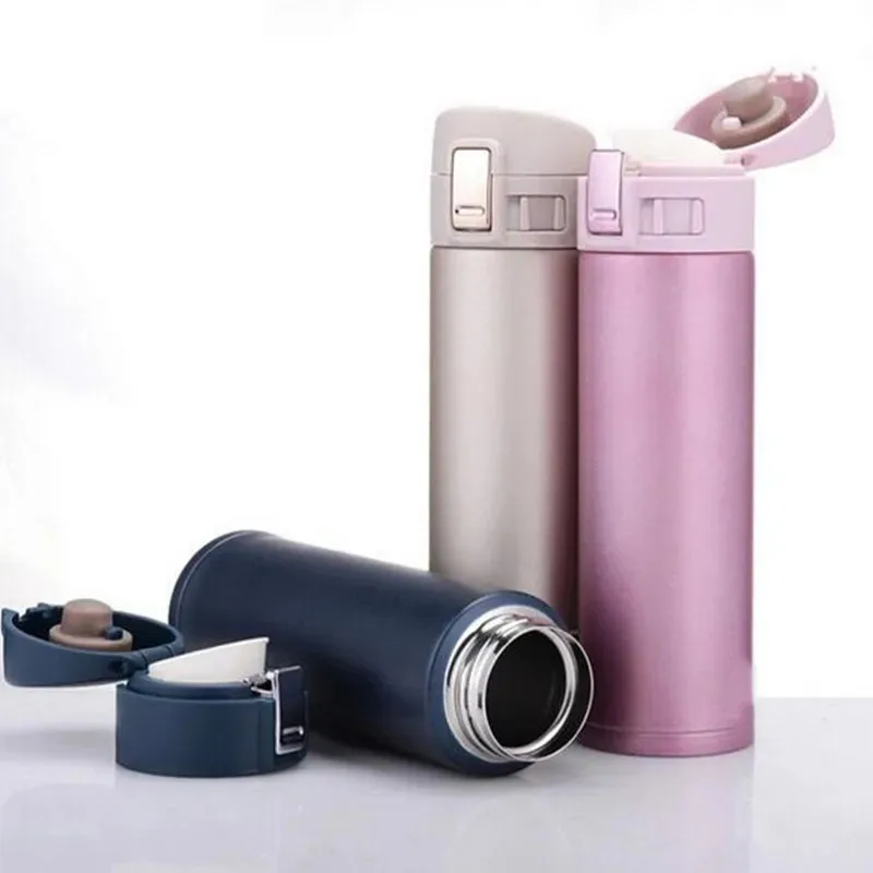 Thermal Mug Stainless Steel Thermos Bottle Thermal Water Bottle Stainless Steel Water Bottle Stainless Steel Thermos Cup Stainless Steel Thermal Container 500ml Stainless Steel Insulated Cup Coffee Tea Thermos Mug Thermal Water Bottle Thermocup Travel Drink Bottle Tumbler