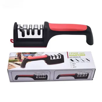 เครื่องลับมีด 4 ขั้นตอน พร้อมหินลับคมความแม่นยำสูง สำหรับมีดทำครัวและกรรไกร 2