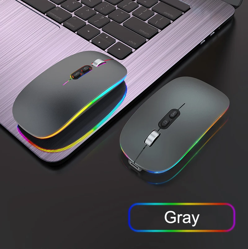 Dual Mode Bluetooth 2.4G Mouse sem fio