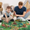 Simulated Dinosaur Toy Set Animal Solid Model Dinosaur Children's World Educational Toys Dinosaur World Game Puzzle Toy Gifts 6