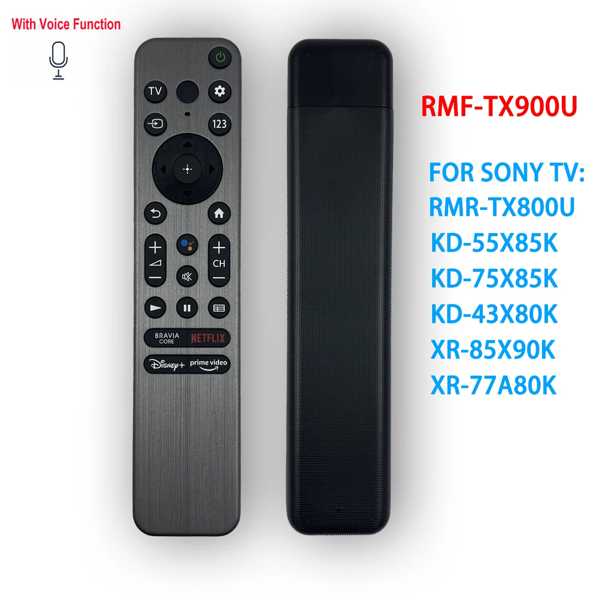 RMF-TX900U New Bluetooth Voice Remote Control for Sony Smart TV Fit RMF ...