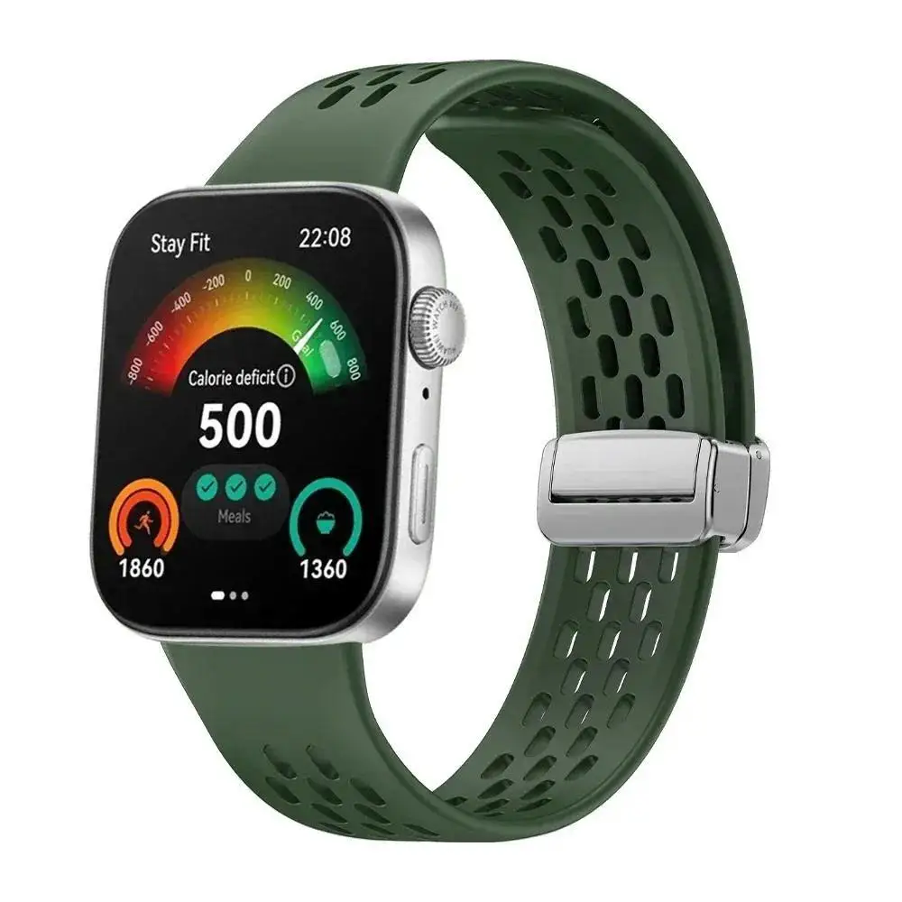 Sport Strap Soft Silicone Band with Magnetic Buckle