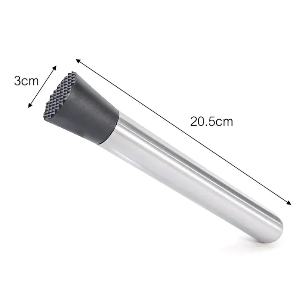 Stainless Steel Crushed Ice Hammer Multifunctional Popsicle Sticks Cocktail Swizzle Stick Fruit Lemon Muddle Pestle Bar Tools